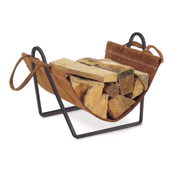 Leather 2025 firewood holder