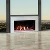 Plaza Single-Sided Glass Barrier Direct Vent Fireplace - 55"