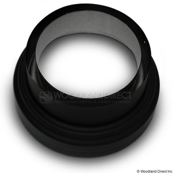 6"-8" Diameter Champion Premium Double-Wall Black Stove Pipe Increaser image number 0