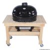 Primo Extra Large Oval Kamado Grill with Compact Cypress Table