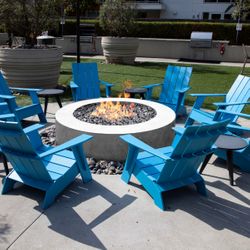 Prism Hardscapes Rotondo 80 Gas Fire Pit Table