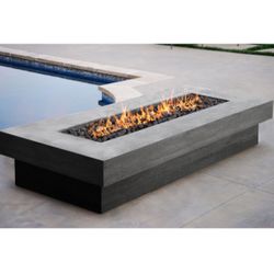 Prism Hardscapes Elevate Gas Fire Pit - 80"