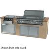 ProFire Built-In Gas Grill w/Double Side Burner - 36" image number 1