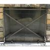 Provincial Forged Iron Fireplace Screen 47"W x 35"H