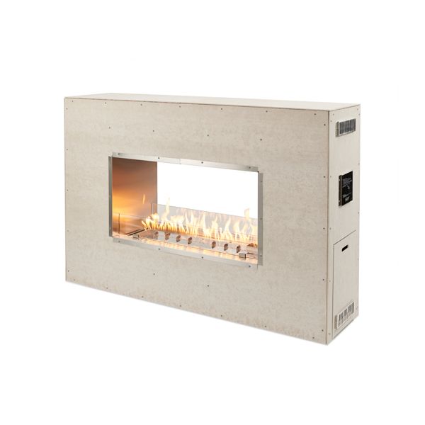 Linear Ready-to-Finish Fireplace - Crystal Fire Plus Burner – 40”