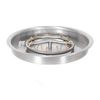 Round Stainless Steel Bullet Burner with Round Drop-In Pan image number 0