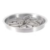 Lotus Stainless Steel Burner with Round Drop-In Pan