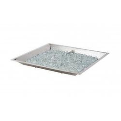 Square Stainless Steel Crystal Fire Plus Burner System - 24"