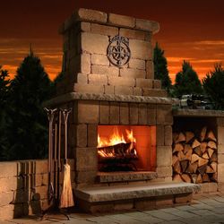 Necessories Colonial Outdoor Fireplace