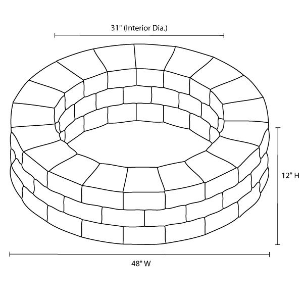 Rockwood Grand Fire Pit Kit