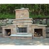 Rockwood Grand Outdoor Fireplace image number 2