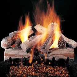 Evening CrossFire See-Through Vented Gas Log Set