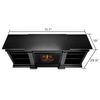 Real Flame Fresno Entertainment Electric Fireplace - Black image number 5