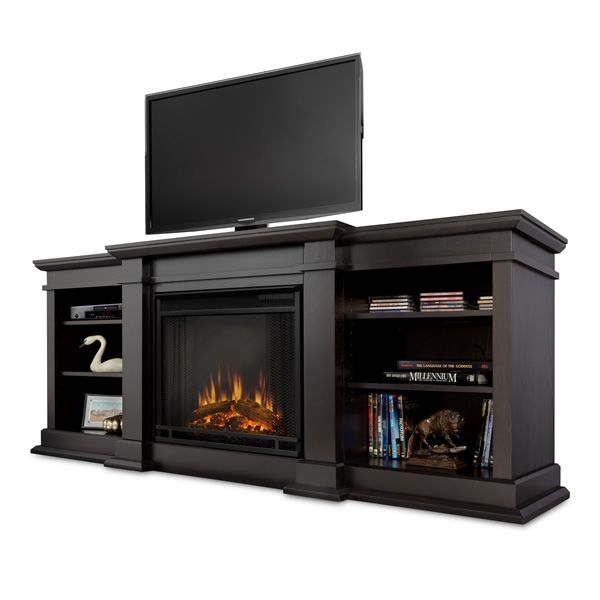 Real Flame Fresno Entertainment Electric Fireplace - Walnut image number 4