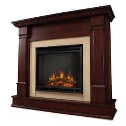Real Flame Silverton Mahogany Electric Fireplace