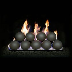 Real Fyre Vented Fireplace Ball Set - 4"
