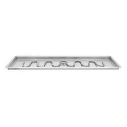 Switchback Stainless Steel Burner with Drop-In Pan