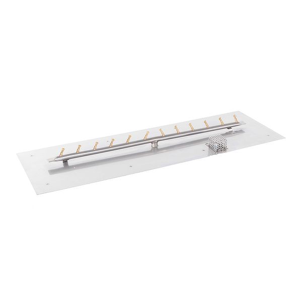 Linear Stainless Steel Bullet Burner with Flat Pan