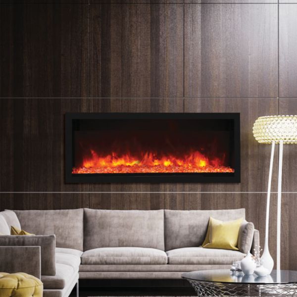 Amantii Remii Extra Tall Indoor/Outdoor Built-In Electric Fireplace image number 2
