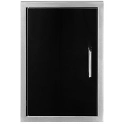Wildfire 304 Black Stainless Steel Vertical Single Door 20"x27"