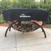 Woodhaven 39" Crescent Firewood Rack Full Cover