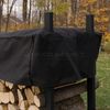 Woodhaven Black Firewood Rack - 4' image number 3