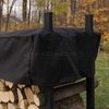 Woodhaven Black Firewood Rack - 5' image number 3