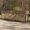 Woodhaven-Brown-Outdoor-Firewood-Rack-16'-main