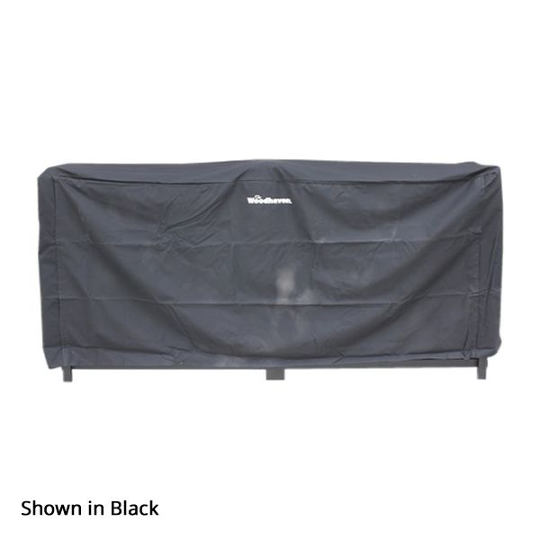 Woodhaven Brown Fire Wood Rack Full Cover - 8'