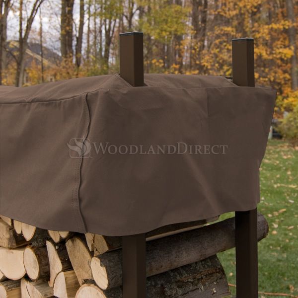 Woodhaven Brown Firewood Rack - 5'