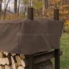 Woodhaven Brown Firewood Rack - 4'
