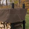 Woodhaven Brown Firewood Rack - 5'