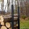 Woodhaven Black Firewood Rack - 3'