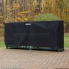 Woodhaven Black Firewood Rack Full Cover - 10' image number 0