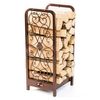 Woodhaven Fireside Rack with Drawer - Copper Vein image number 0