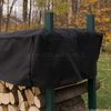 Woodhaven Green Firewood Rack - 12'