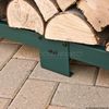 Woodhaven Green Firewood Rack - 12'