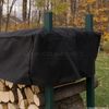 Woodhaven Green Firewood Rack - 16'