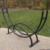 Woodhaven Large Crescent Firewood Rack