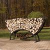 Woodhaven Large Crescent Firewood Rack image number 0