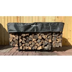 Woodhaven Courtyard Firewood Rack - 6'