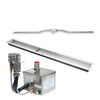 Weather Resistant AWEIS Linear Drop In Fire Pit Burner System - 84" x 6"
