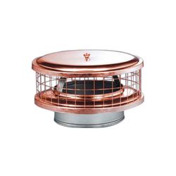 WeatherShield Solid Pack Copper Chimney Cap