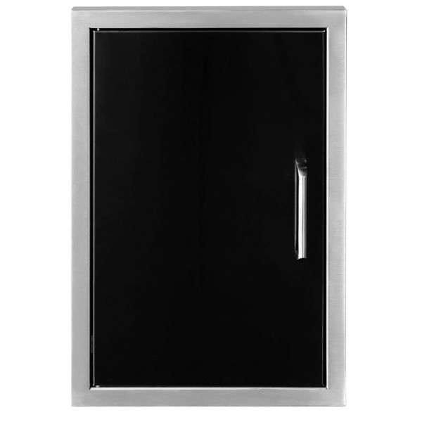 Wildfire Outdoor Vertical Single Door 20"x27"  - Black image number 0