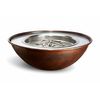 Tempe Copper Round Gas Fire Bowl image number 0