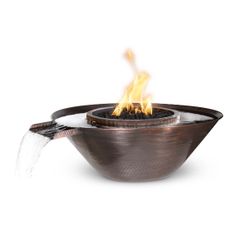 Remi Copper Fire & Water Bowl - Gravity Spill