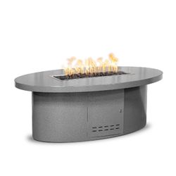 Vallejo Powder Coat Steel Fire Pit Table