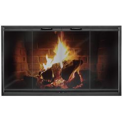 Thin-Line Zero-Clearance Fireplace Door