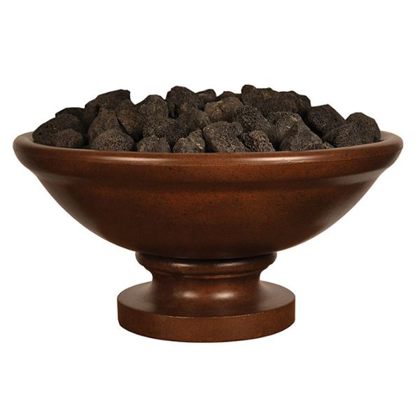Ticsani Concrete Fire Bowl With Pedestal image number 0