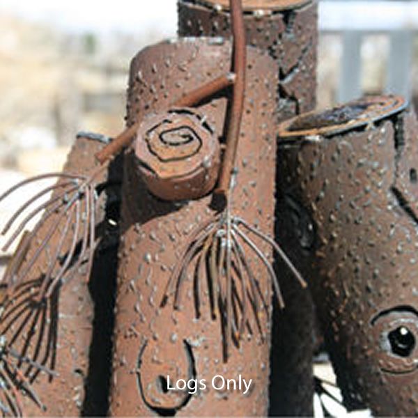 TimberCraft Metal Art Premium Outdoor Steel Gas Logs - 16" image number 4